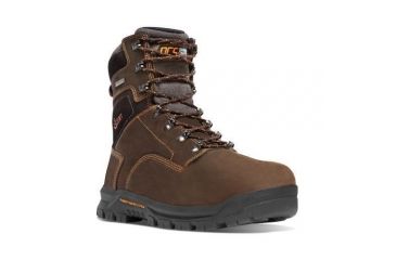Image of Danner Crafter 8in 600G Insulation Non-Metallic Toe Boots, Brown, 13D, 12447-13D