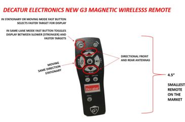 Image of Decatur Electronics Single K-Band Directional Radar Detector w/ Faster, Black, Mediurm, G3-1KaD