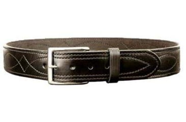 Image of DeSantis 1 1/2in. Fancy Stitched Lined Leather Belt, Lined, Black, 34, B27BP34Z0