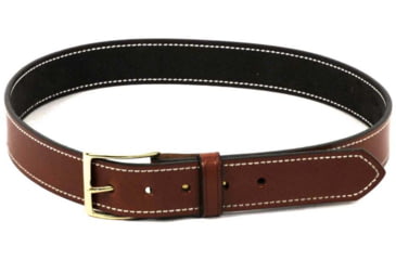 Image of DeSantis 1 1/2in. Plain Lined Leather Belt, Lined, Tan, 42, B12TL42Z0