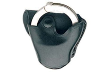 Image of DeSantis Open Top Handcuff Case, Hinged Handcuffs, Ambidextrous, Plain, Black, U76BJG2Z0