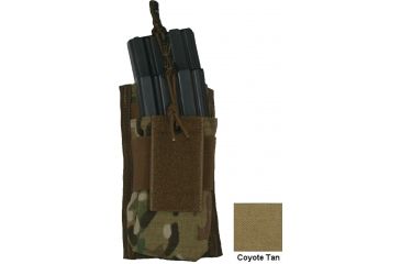 Image of Diamondback Tactical M4/M16 Open-Style Tiered Double 2 Mag Pouch, Coyote, A-BLPM03-1-COYOTE