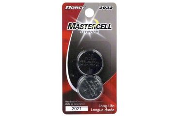 Image of Dorcy Mastercell Size 2032 Lithium Coin Cell Batteries, 2-Pack, NA battery, 41-4102
