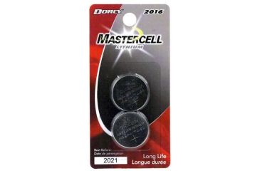 Image of Dorcy Mastercell Size 2016 Lithium Coin Cell Batteries, 2-pack, NA battery, 41-4105