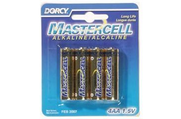 Image of Dorcy AA Mastercell Alkaline Batteries 4 Per Card 41-1634