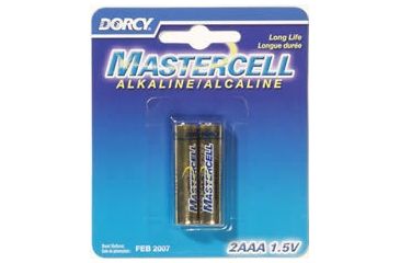 Image of Dorcy AAA Mastercell Alkaline Batteries - 2 Per Card 41-1623