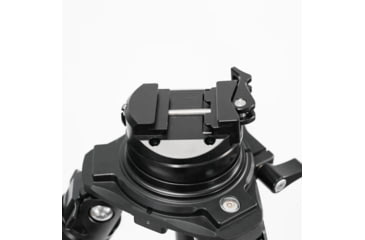 Image of Double Tap Industries Stronghold Aluminum Shooting Tripod w/Leveling Head, Black, TRI-A-002L