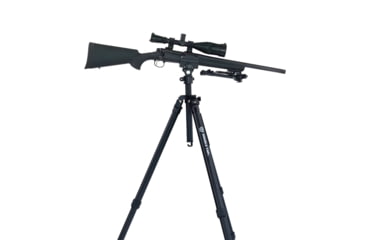 Image of Double Tap Industries Stronghold Lite Aluminum Tripod w/Adjustable Height + Saddle Clamp, Black, 36mm, TRI-A-001A