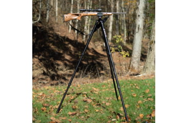 Image of Double Tap Industries Stronghold Lite Aluminum Tripod w/Fixed Saddle Clamp, Black, 36mm, TRI-A-001F