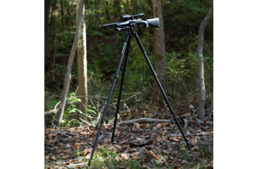 Image of Double Tap Industries Stronghold Lite Aluminum Tripod w/Fixed Saddle Clamp, Black, 36mm, TRI-A-001F