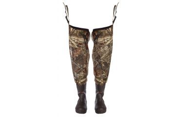 Image of Duck Commander 4mm Neoprene Hip Boots, 600 Gram Size 10, Advantage Max4 65010