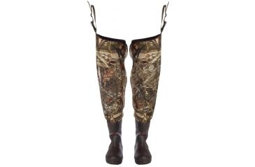 Image of Duck Commander 4mm Neoprene Hip Boots, 600 Gram Size 10, Advantage Max4 65010