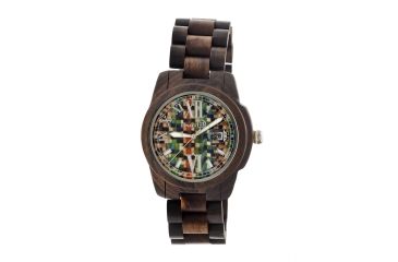 Image of Earth Heartwood Series Wood Watch, Dark Brown ETHEW1506