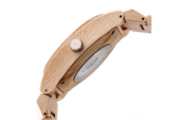 Image of Earth Wood Gobi Automatic Skeleton Bracelet Watch, Khaki/Tan, One Size, ETHEW4301