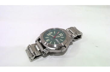 Image of EDEMO REACTOR Fermi Men's Watch, Stainless Steel Case and Bracelet, Matte Clay Green Dial, Medium, 48009, EDEMO1