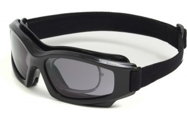 Image of Edge Safety Speke Low Profile w/Rx Insert Safety Goggle, Smoke Lens HS116