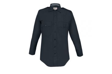 Image of Womens, Dark Navy, LAPD 100% Wool Long Sleeve Shirts