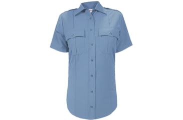 Image of Elbeco Womens Dutymaxx Ss Shirt, Medium Blue - 9786LCD-52