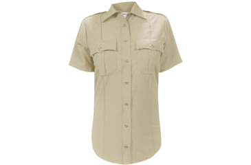 Image of Elbeco Womens Dutymaxx Ss Shirt, Silver Tan - 9782LCD-54