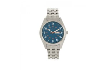 Image of Elevon Gann Bracelet Watch W/Day/Date, Silver/Teal, ELE106-3