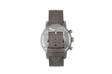 Image of Elevon Langley Chronograph Leather-Band Watch W/ Date, Black/Grey, ELE103-4