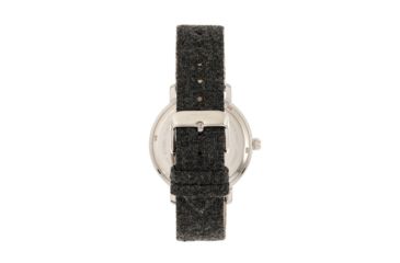 Image of Elevon Northrop Leather-Band Watch, Charcoal/Black, ELE110-2