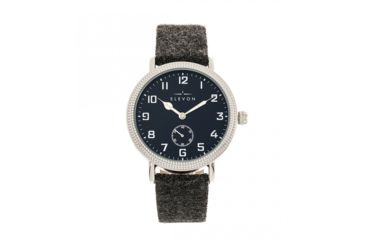 Image of Elevon Northrop Leather-Band Watch, Charcoal/Navy, ELE110-6