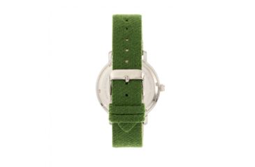 Image of Elevon Northrop Leather-Band Watch, Green/Black, ELE110-3