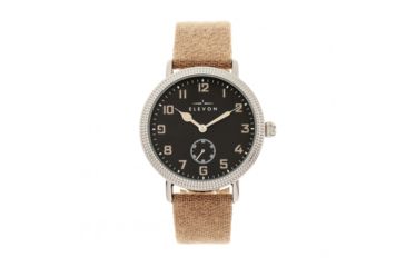 Image of Elevon Northrop Leather-Band Watch, Tan/Black, ELE110-4