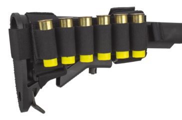 Image of Elite Survival Systems Butt Stock Shotshell Holder, Black 3101-B