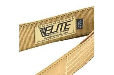 Image of Elite Survival Systems Elite Cobra Rigger's Belt with D Ring Buckle, Coyote Tan, Large CRB-T-L