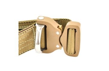 Image of Elite Survival Systems Elite Cobra Rigger's Belt with D Ring Buckle, Coyote Tan, Large CRB-T-L