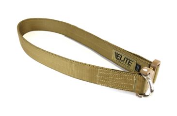 Image of Elite Survival Systems Elite Cobra Rigger's Belt with D Ring Buckle, Coyote Tan, Medium CRB-T-M