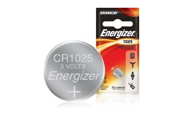 Image of Energizer 3 Volt Lithium Coin Button Cell Electronic / Watch Battery, CR1025, ECR1025BP