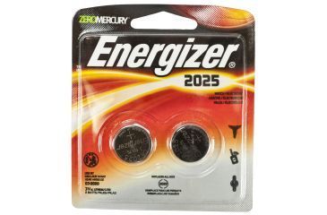 Image of Energizer 3 Volt Lithium Coin Button Cell Electronic / Watch Battery, CR2025, Pack of 2, 2025BP-2