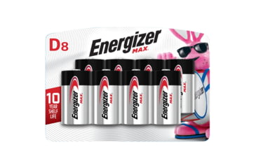 Image of Rayovac Energizer E95BP8 MAX D Batteries  Alkaline 1.5 Volt, Qty (12) 8 Pack, E95BP8
