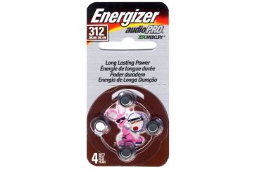 Image of Energizer Hearing Aid Size 312 Batteries 1.4 Volts, 4 Pack Tear Pack AZ312E-4 