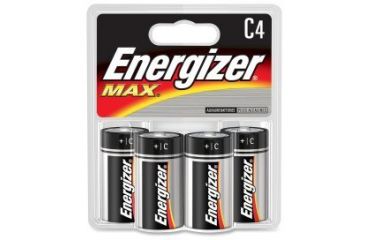 Image of Energizer Max Alkaline C Batteries 1.5 Volt 4 Pack
