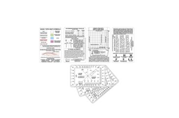 Image of Esee Plastic 5-Card Set For Land Navigation NAV-CARD