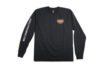 Image of ESEE Training T-Shirt Long Large, Black, LG ESTLL
