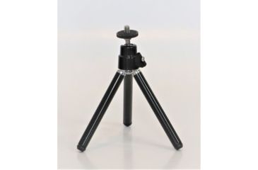 Image of Field Optics Research Mini Tripod w/Ball Head and Phone Mount, AL telescoping legs, 4.5in to 6.5in, 1/4-20 thread., FMTA