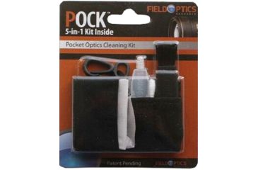 Image of Field Optics Research Pocket Optics Cleaning Kit Hang Tag, Black, P001