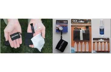 Image of Field Optics Research Pocket Optics Cleaning Kit Hang Tag, Black, P001