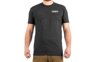 Image of First Tactical Circle Eagle Graphic T-Shirt - Mens, Charcoal Grey, Medium, 112556-417-M