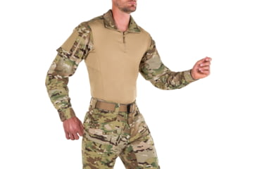 Image of First Tactical Defender Long Sleeve Shirt - Mens, Camo, Large, T, 111004MC-922-L-T