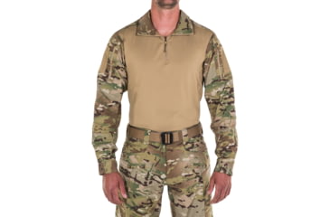 Image of First Tactical Defender Long Sleeve Shirt - Mens, Camo, Large, T, 111004MC-922-L-T
