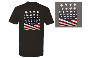 Image of First Tactical Flag Angled T-Shirt - Men's, Extra Small, Heather Metal, 112533-417-XS