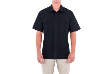 Image of First Tactical Mens Spclst Tctcl S/S Shirt, Black, S Regular 112003-019-S-R
