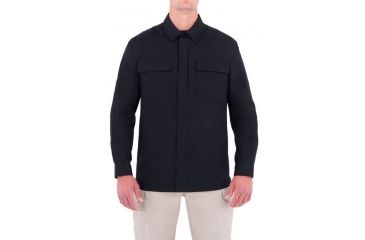 Image of First Tactical Mens Specialst Bdu Ls Shrt, Black, 4XL Regular 111002-019-4XL-R