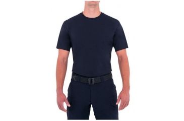 Image of First Tactical Mens Tactix Cotton S/S Tee, Midnight Navy, 2XL 112501-729-XXL